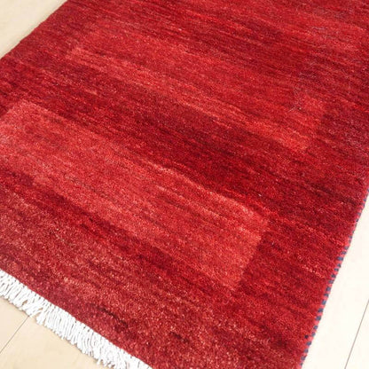 上質ギャッベ／リーズバフ 93×57cm（HSS-58870）