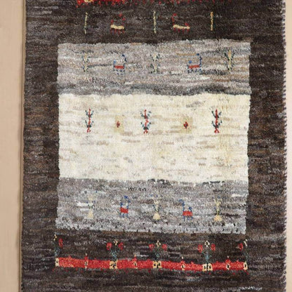 プレミアムギャッベ／ホシナマイ（カシュクリ） 83×57cm（HSS-45338）