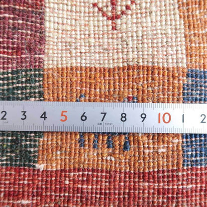 プレミアムギャッベ／ホシナマイ（カシュクリ） 88×66cm（HSS-58235）