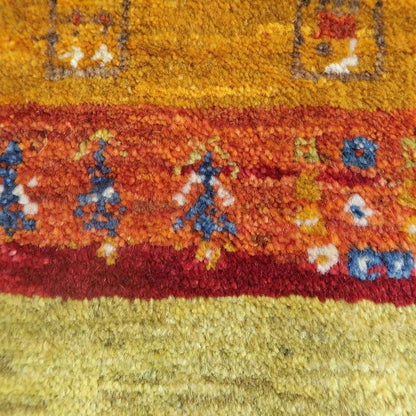 プレミアムギャッベ／ホシナマイ（カシュクリ） 84×68cm（HSS-67067）