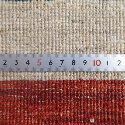 プレミアムギャッベ／ホシナマイ（カシュクリ） 84×68cm（HSS-67067）