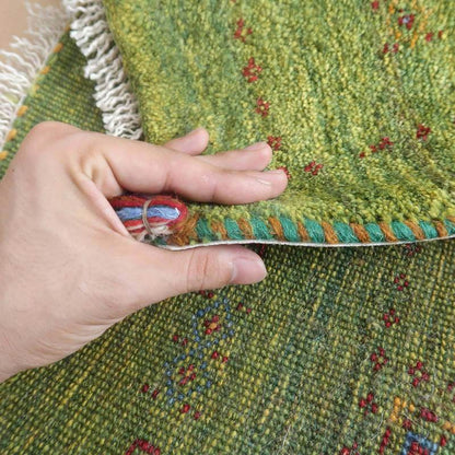 プレミアムギャッベ／ホシナマイ（カシュクリ） 90×61cm（HSS-68468）