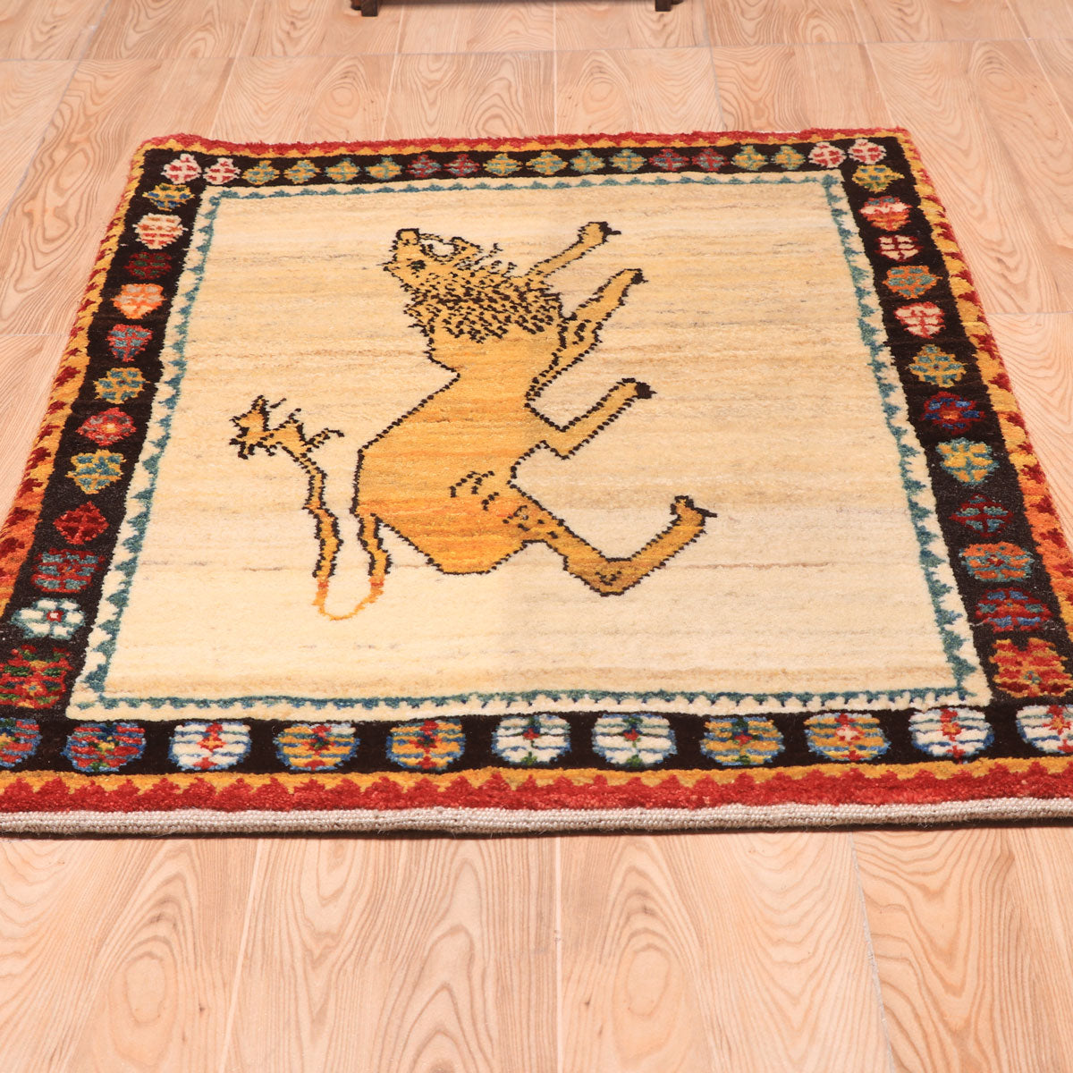 ギャッベ（ギャベ）カシュクリ　93×65cm（HSS-70120）