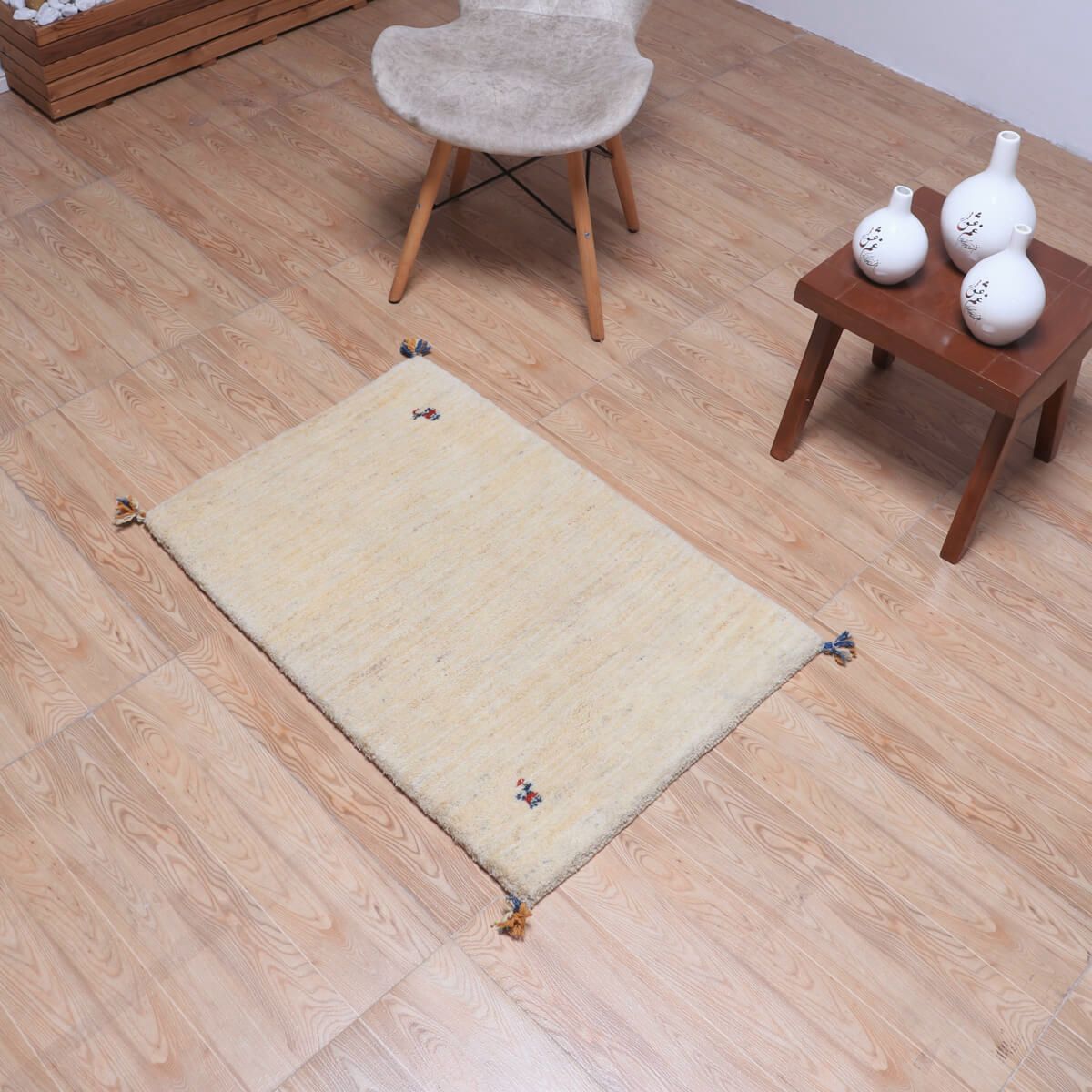ギャッベ（ギャベ）ラティーフ　90×60cm（HSS-70237）