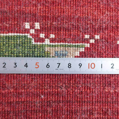 プレミアムギャッベ／ホシナマイ（ルリバフ） 93×59cm（HSS-72424）