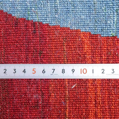 プレミアムギャッベ／ホシナマイ（ルリバフ） 64×91cm（HSS-77711）