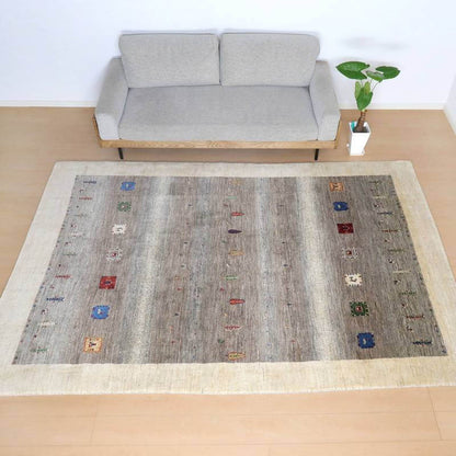 プレミアムギャッベ／ホシナマイ（カシュクリ） 295×198cm（HX-10868）