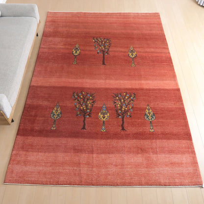 プレミアムギャッベ／ホシナマイ（カシュクリ）　 302×203cm（HX-11342）