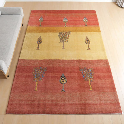 プレミアムギャッベ／ホシナマイ（カシュクリ）　 308×201cm（HX-11350）