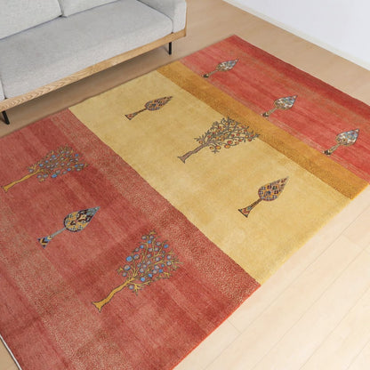 プレミアムギャッベ／ホシナマイ（カシュクリ）　 308×201cm（HX-11350）