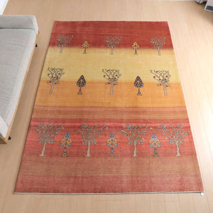 プレミアムギャッベ／ホシナマイ（カシュクリ）　 284×201cm（HX-12404）