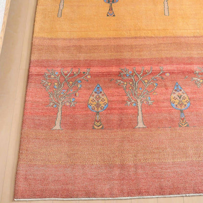 プレミアムギャッベ／ホシナマイ（カシュクリ）　 284×201cm（HX-12404）