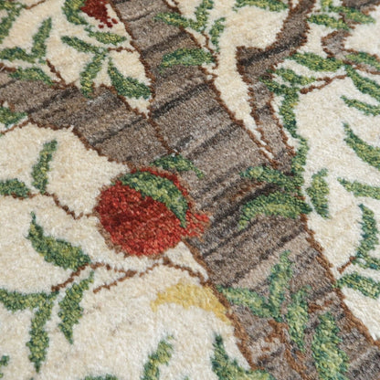 プレミアムギャッベ／ホシナマイ（ルリバフ） 294×188cm（HX-19662）