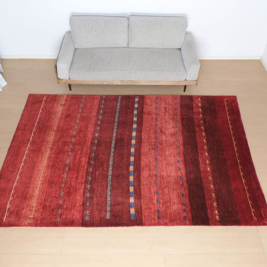 プレミアムギャッベ／ホシナマイ（カシュクリ）　281×191cm（HX-22203）