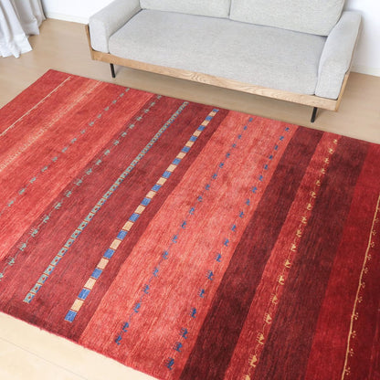 プレミアムギャッベ／ホシナマイ（カシュクリ）　281×191cm（HX-22203）