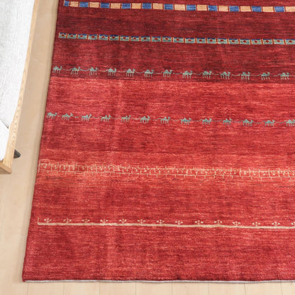 プレミアムギャッベ／ホシナマイ（カシュクリ）　281×191cm（HX-22203）