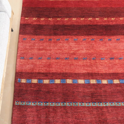 プレミアムギャッベ／ホシナマイ（カシュクリ）　281×191cm（HX-22203）