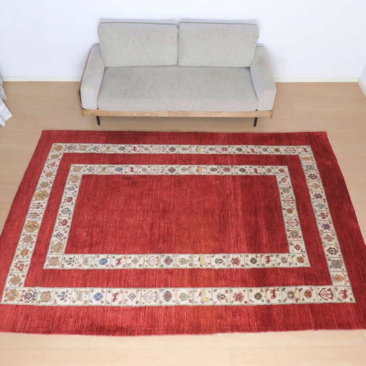 プレミアムギャッベ／ホシナマイ（ルリバフ） 292×203cm（HX-28301）