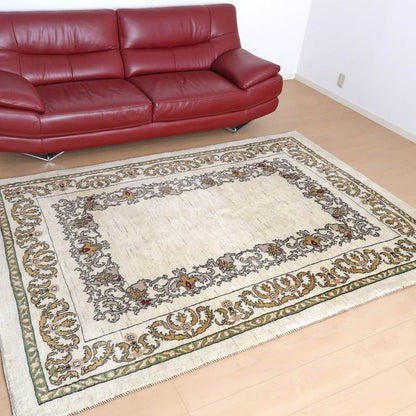 プレミアムギャッベ／ホシナマイ（ルリバフ） 250×167cm（HX-69789）