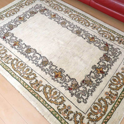 プレミアムギャッベ／ホシナマイ（ルリバフ） 250×167cm（HX-69789）