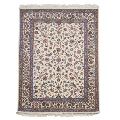 イラン製 ペルシャデザイン カーペット｜花唐草文様 機械織り 高密度 200×150cm（S-13274）