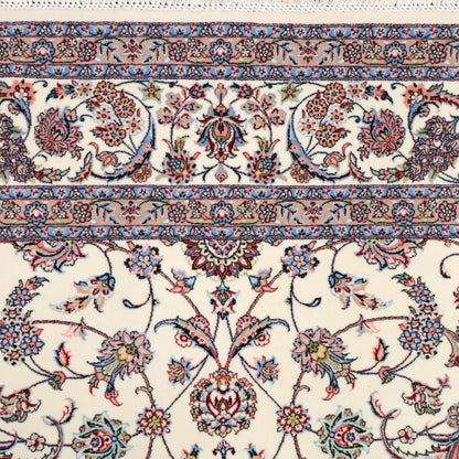 イラン製 ペルシャデザイン カーペット｜花唐草文様 機械織り 高密度 200×150cm（S-13274）