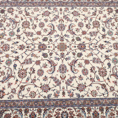 イラン製 ペルシャデザイン カーペット｜花唐草文様 機械織り 高密度 200×150cm（S-13274）