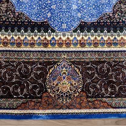 LUMINA モダールアートコレクション｜ペルシャデザイン ブルー｜254×197cm（S-13278）